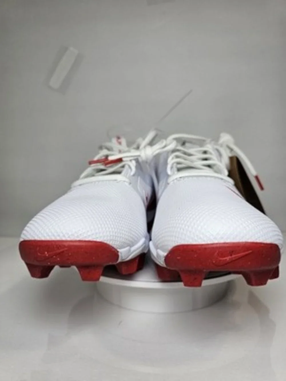Nike Alpha Huarache 4 Elite Baseball Cleats White Red FN0028-102 Men's Size 11